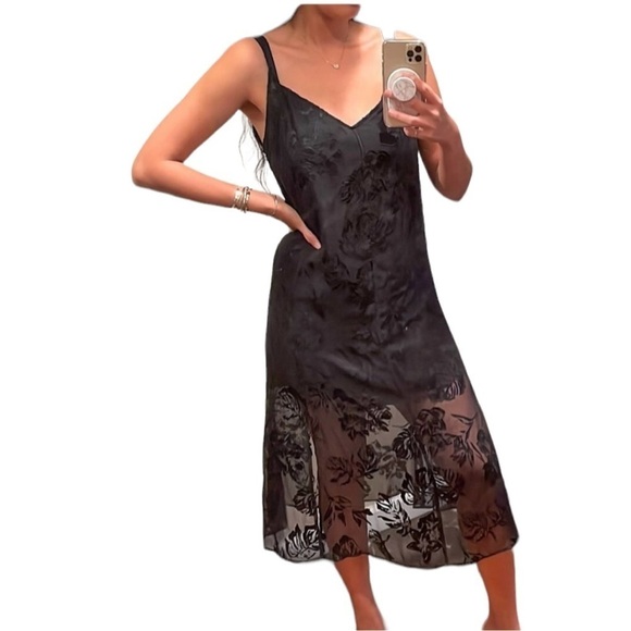 Nwt Rag & Bone Colette Slip Midi Dress Large